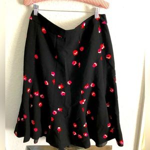 Ditzy floral swing skirt